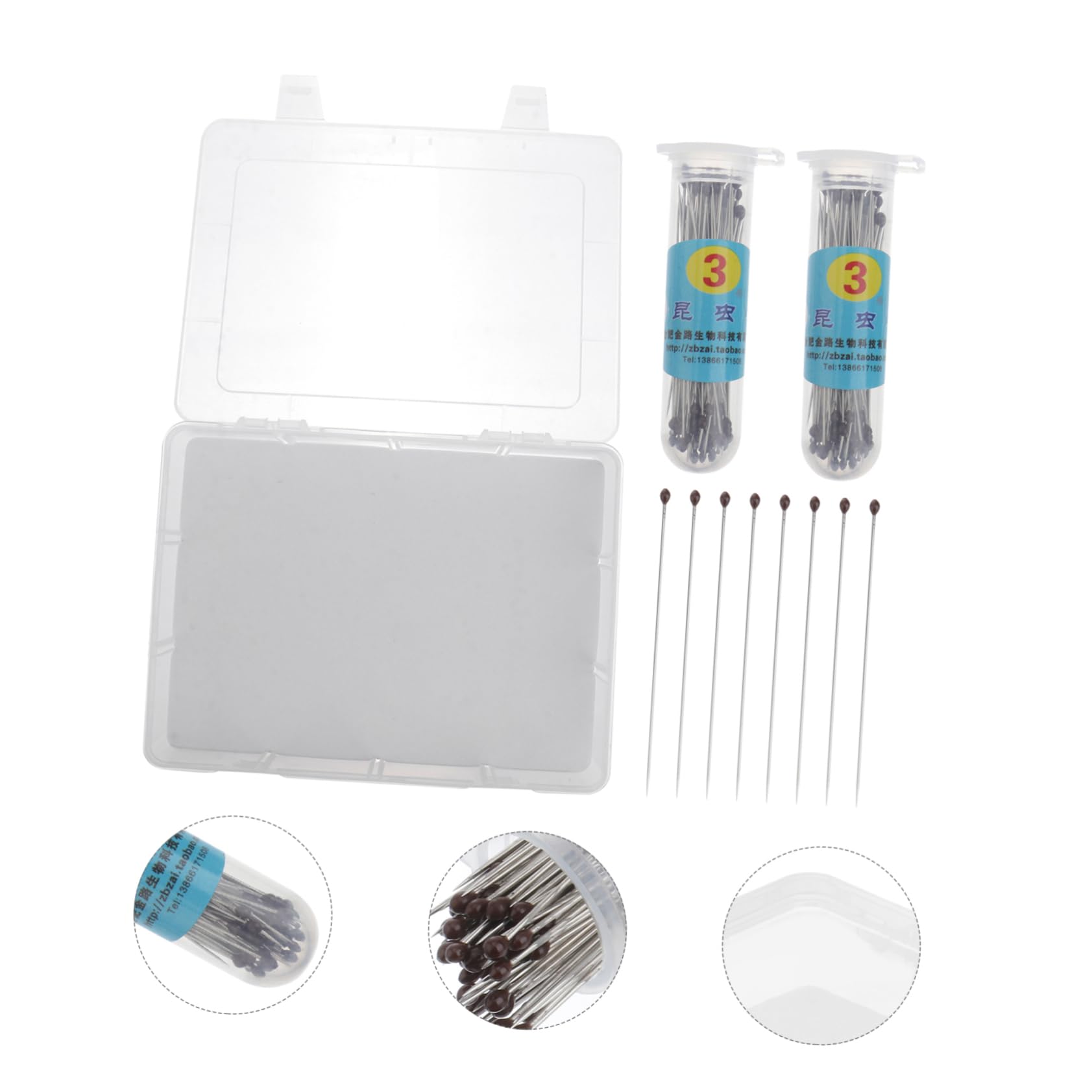 Veemoon 1ensemble Boîte à Spécimens Transparent Kit Affichage Pour Plantes Et Insectes Avec Couvercle Pour Entomologie Collection De Plantes