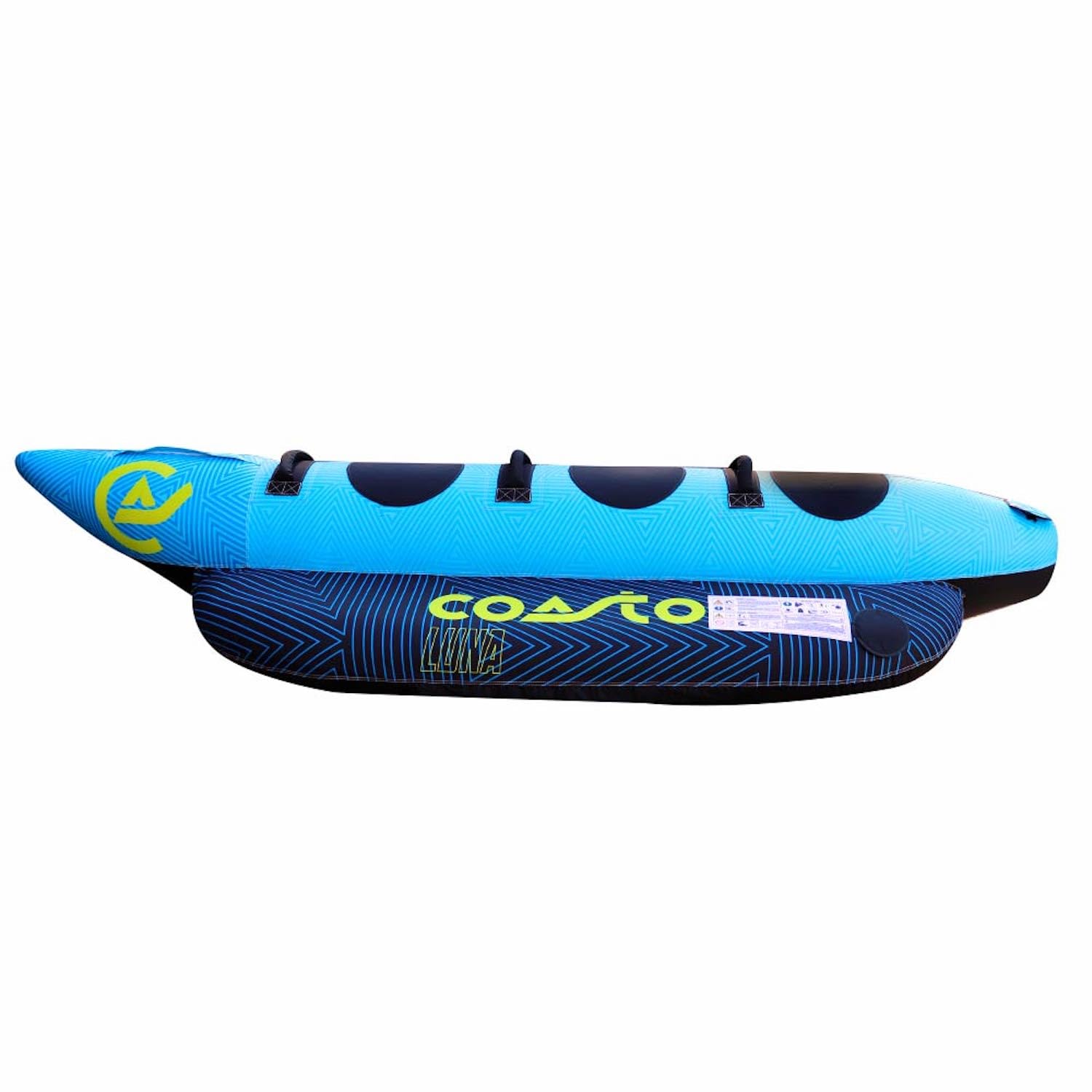 Coasto, Luna, Banana Da Traino, Blu/Azzurro/Giallo, 3P, Unisex-Adult