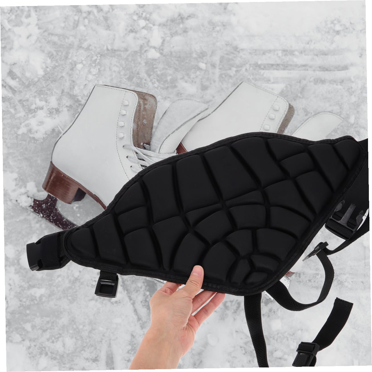 Protection Rembourré pour Patinage Adulte, Renforcée pour Chutes, Ski Pêche Hivernale, Confortable Respirant Homme Femme