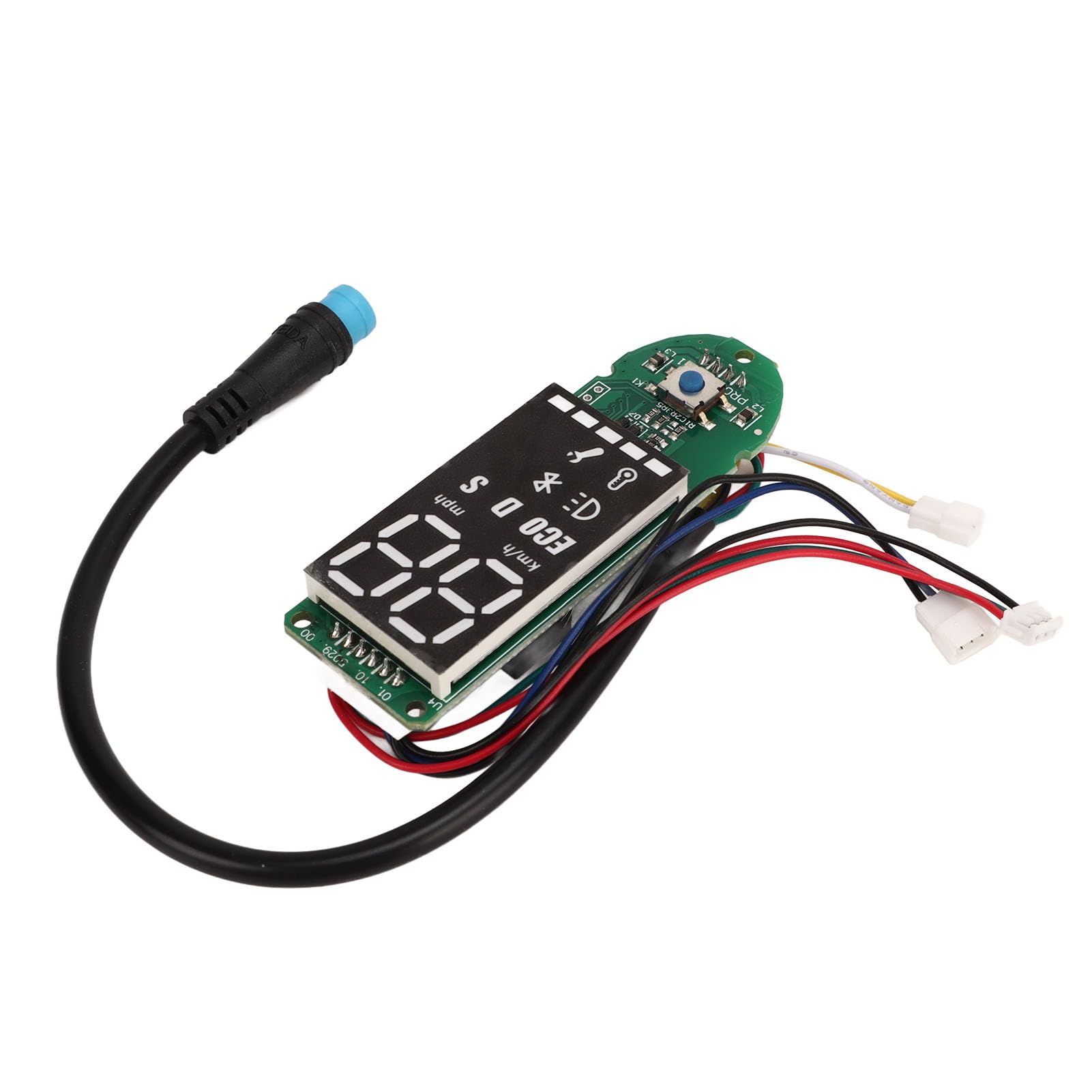 BuyWeek Cruscotto Scooter Elettrico per Xiaomi PRO, Circuito Monopattino Elettrico PCB Sostituzione Scheda con Display Dati Chiaro