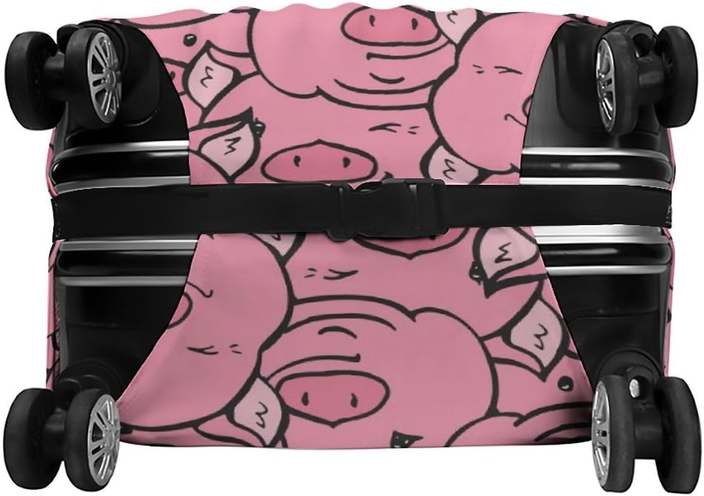Cute Piglets Faces Pattern Suitcase Covers for Luggage Carry On Cover Travel Accessories Fit 19-32 Inch image 5