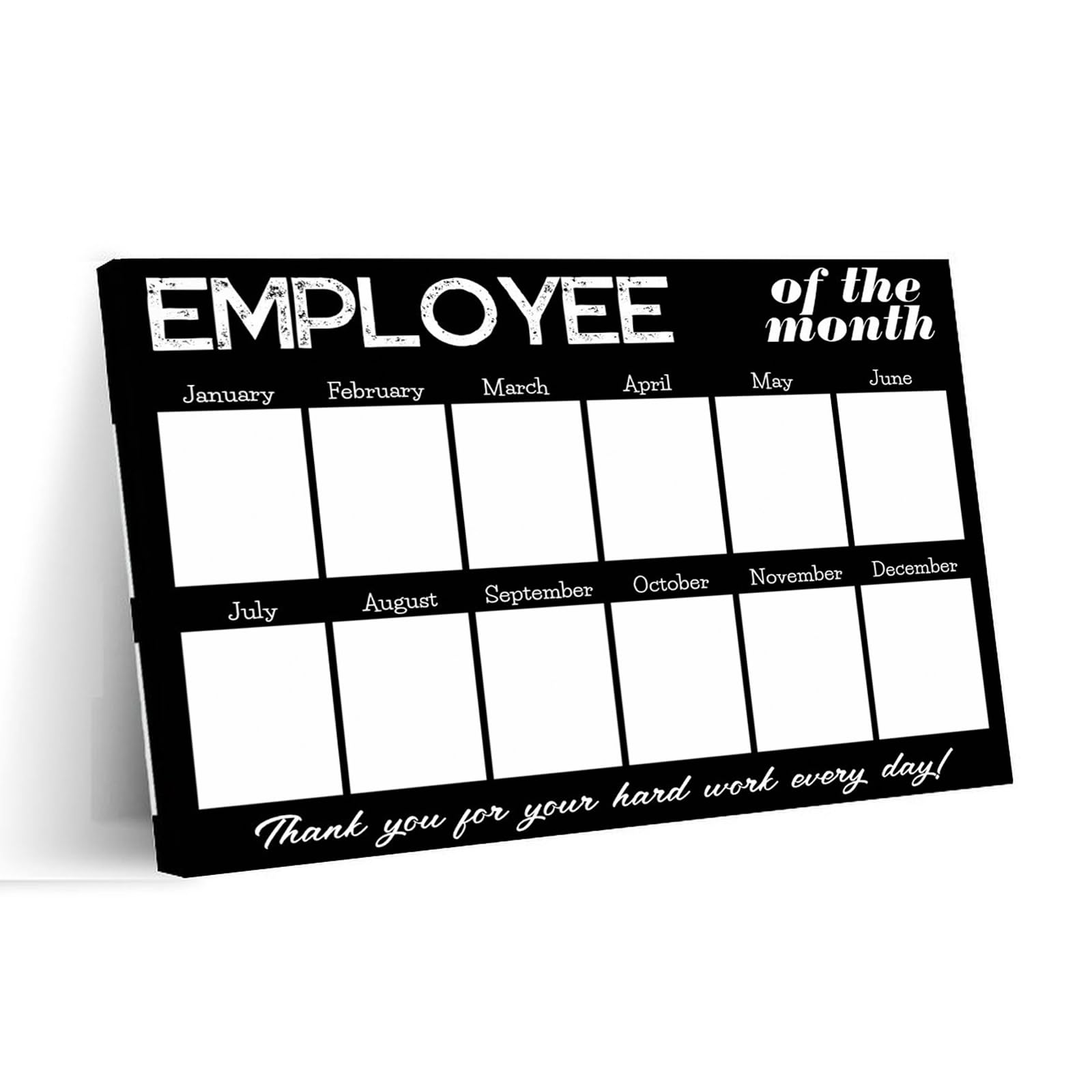 IGDXKOP Office Employee of The Month,best Star Employee Photo Display Poster (1) Canvas Wall Art Poster Print Office Bedroom Bedroom Aesthetic Poster 18x12inch(45x30cm) Frame-style-2