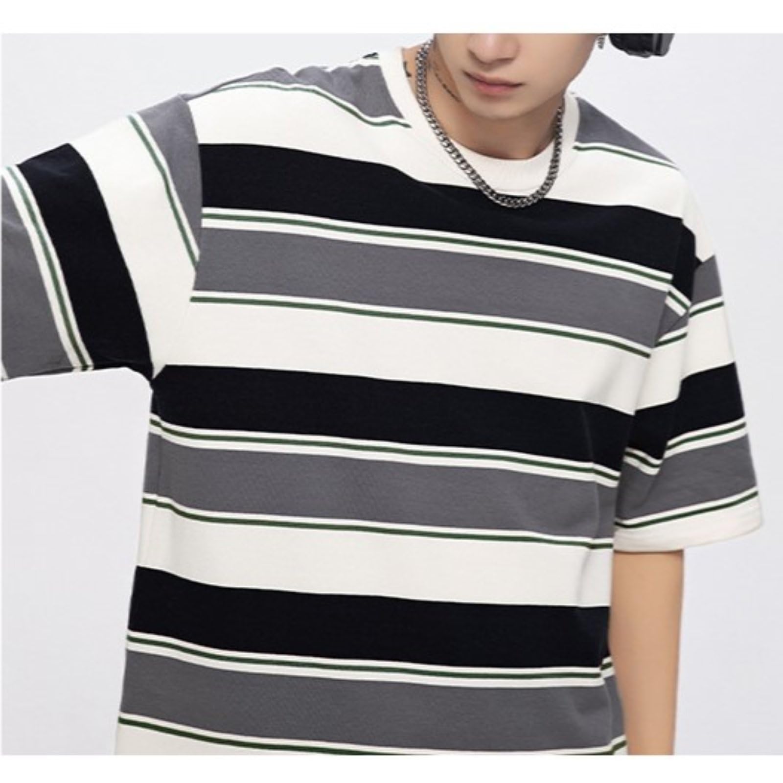 Letnie T-Shirty Dla Mężczyzn Wakacyjne Plażowe Codzienne T-Shirty Topy Modna Kontrastowa Koszula W Stylu Vintage