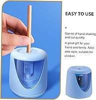 Vista 4 de Electric Pencil Sharpener for Students Material Automatic Sharpener for Office and Classroom Use for Thick Pencils Easy to Use