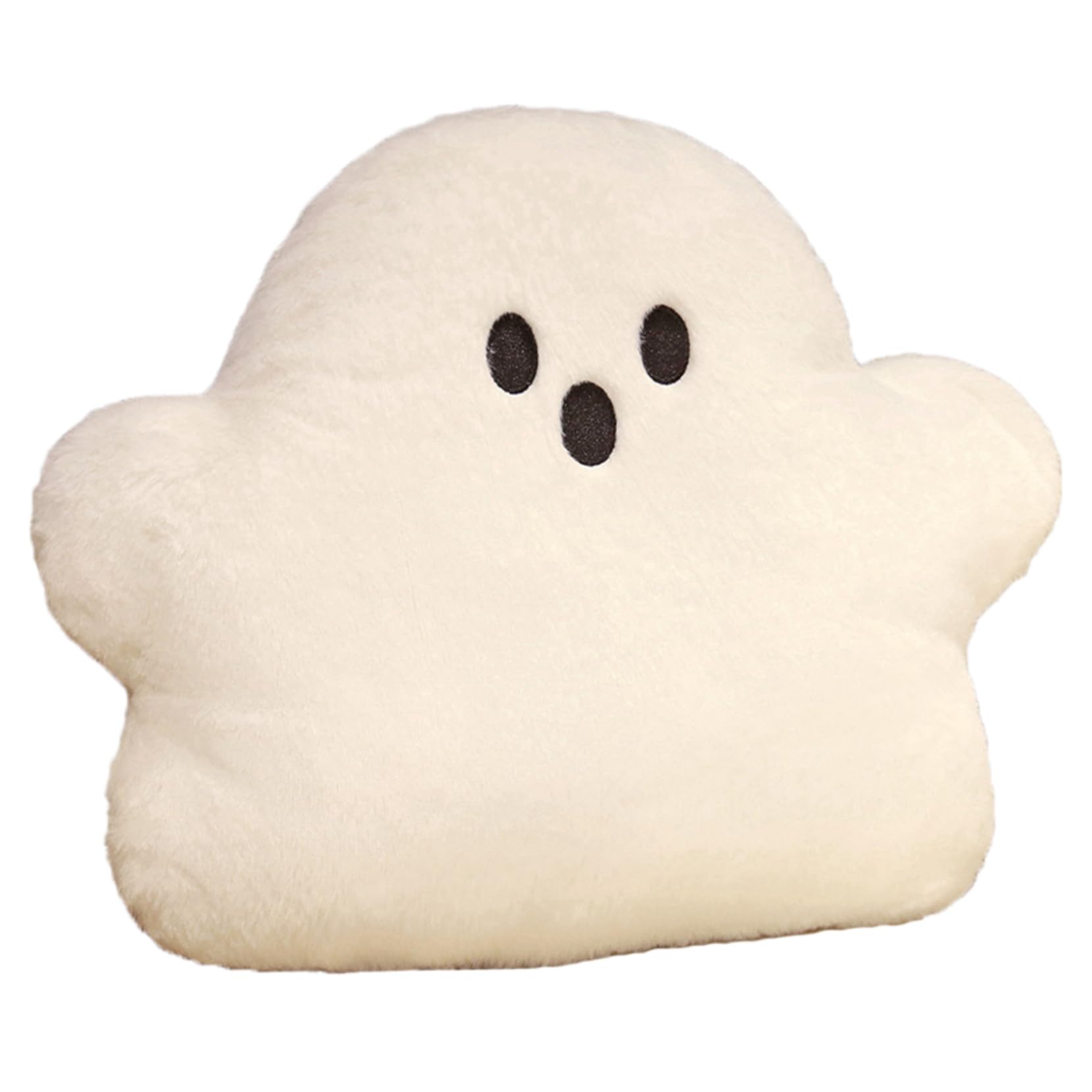 CNAFGBGG Halloween Pillows, Soft Ghost Plush, 15x19in, Ivory.