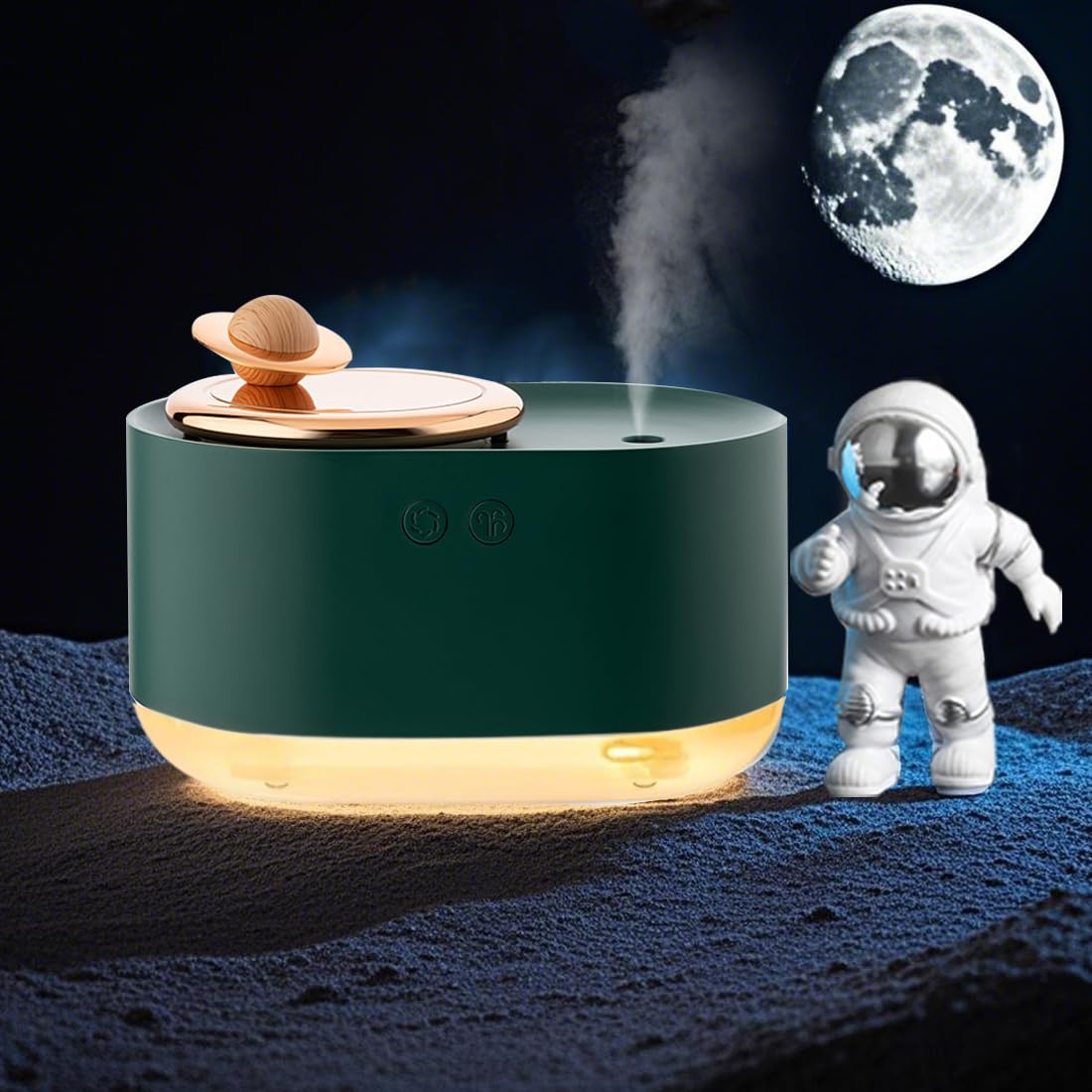Amazon.co.jp: LEKTIST ミニ加湿器 夜間加湿器 卓上加湿器 回転