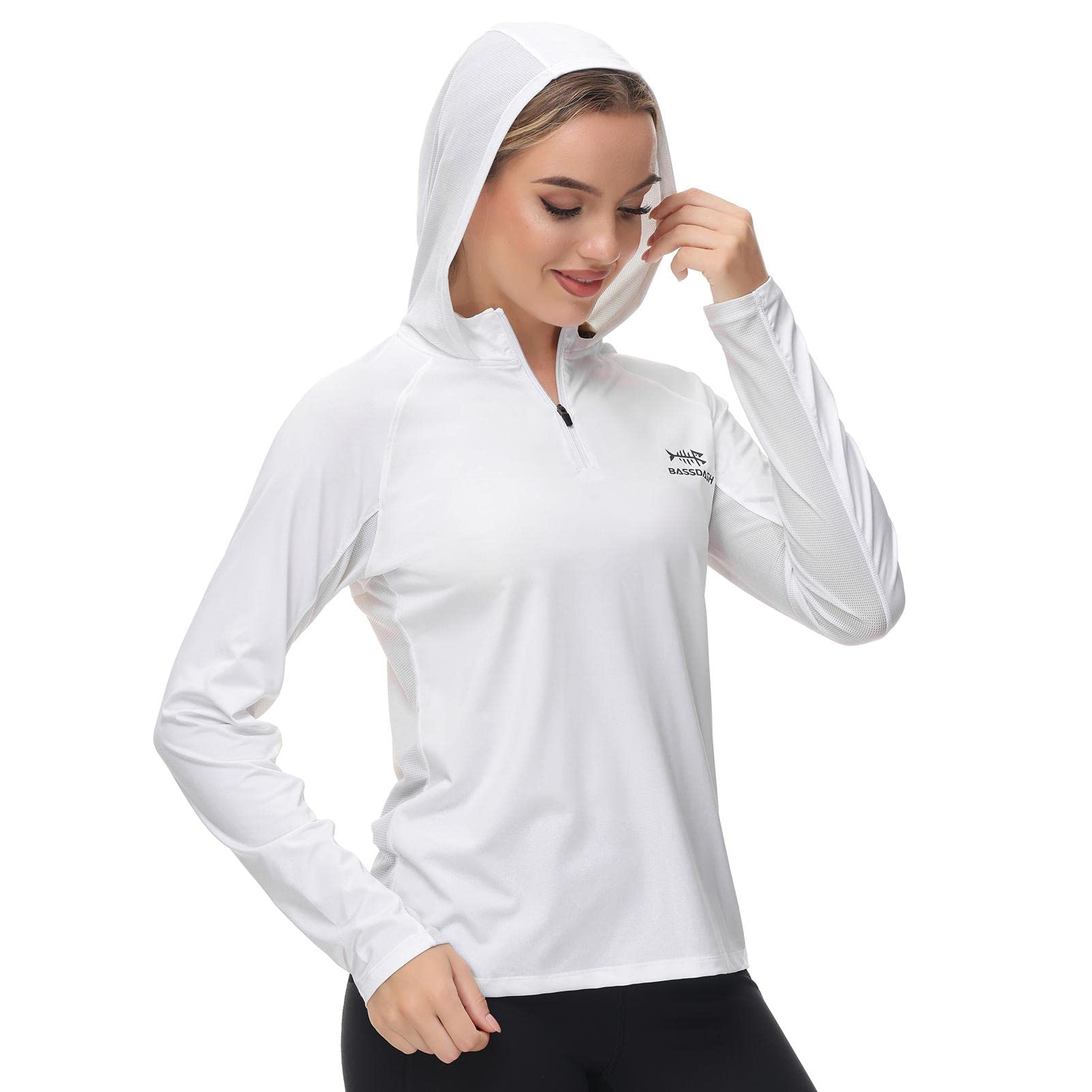 BASSDASH Women’s UPF 50+ Performance Hoodie