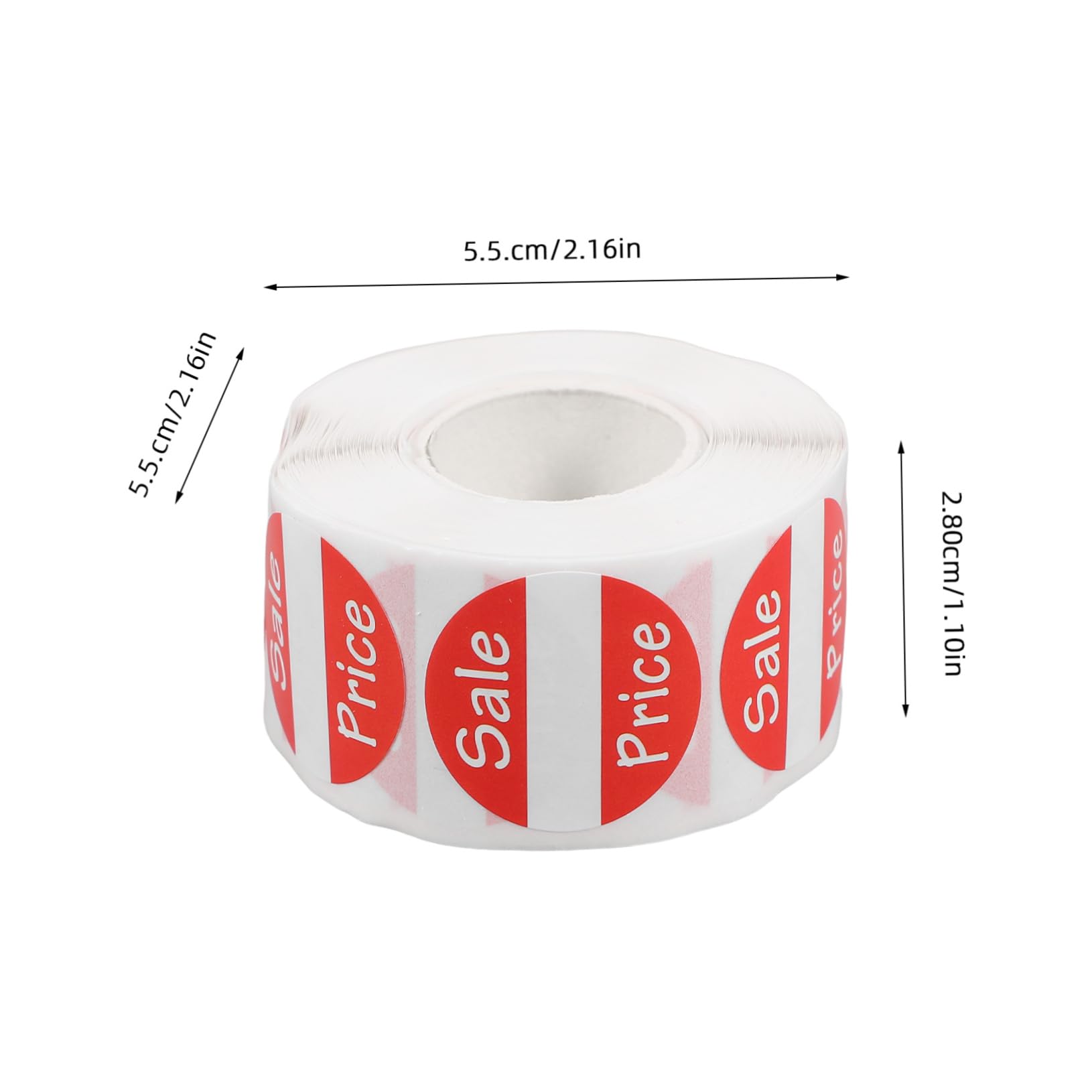 SOLUSTRE 1500pcs Self-Adhesive Label Stickers Sale Tags Removable Stickers for Retail Business Bright Eye-catching