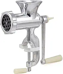 Paris Moedor de Carne Manual de Alumínio Fundido para Moer Carne, Frango, Biscoitos e Encher Linguiça