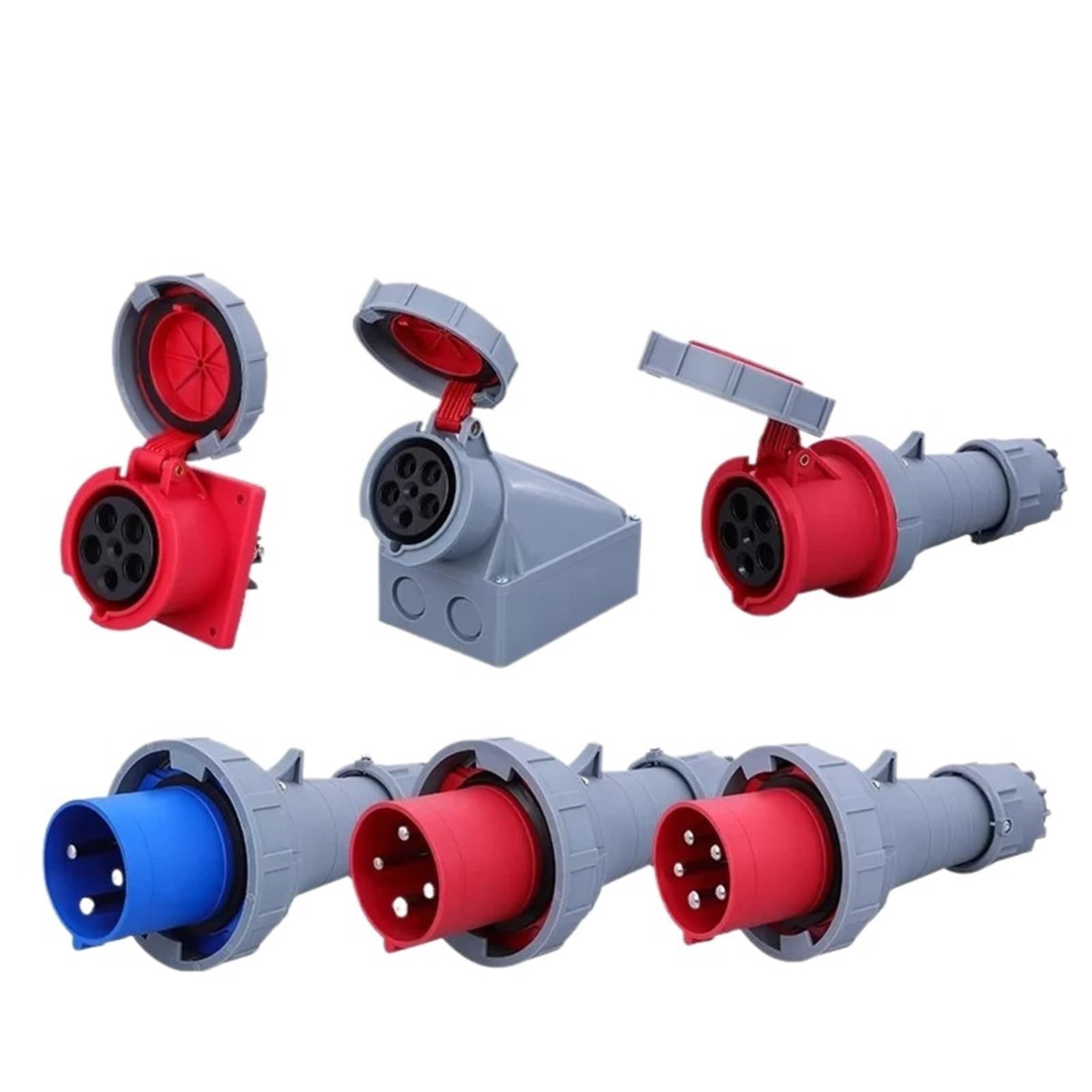 63A 125A IP67 Enchufe y enchufe 3P/4P/5P 220V 380V