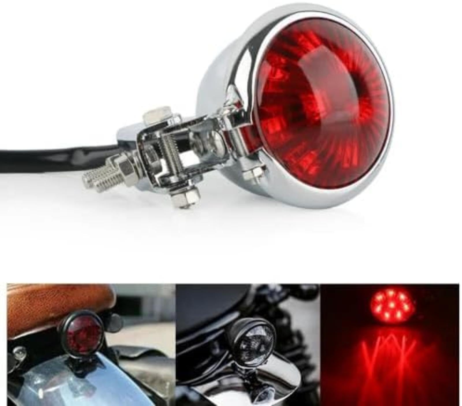 Lampa tylna tylnego hamulca motocykla Moto, do Choppera Tylne światło hamowania do roweru Tylne światło hamowania do roweru