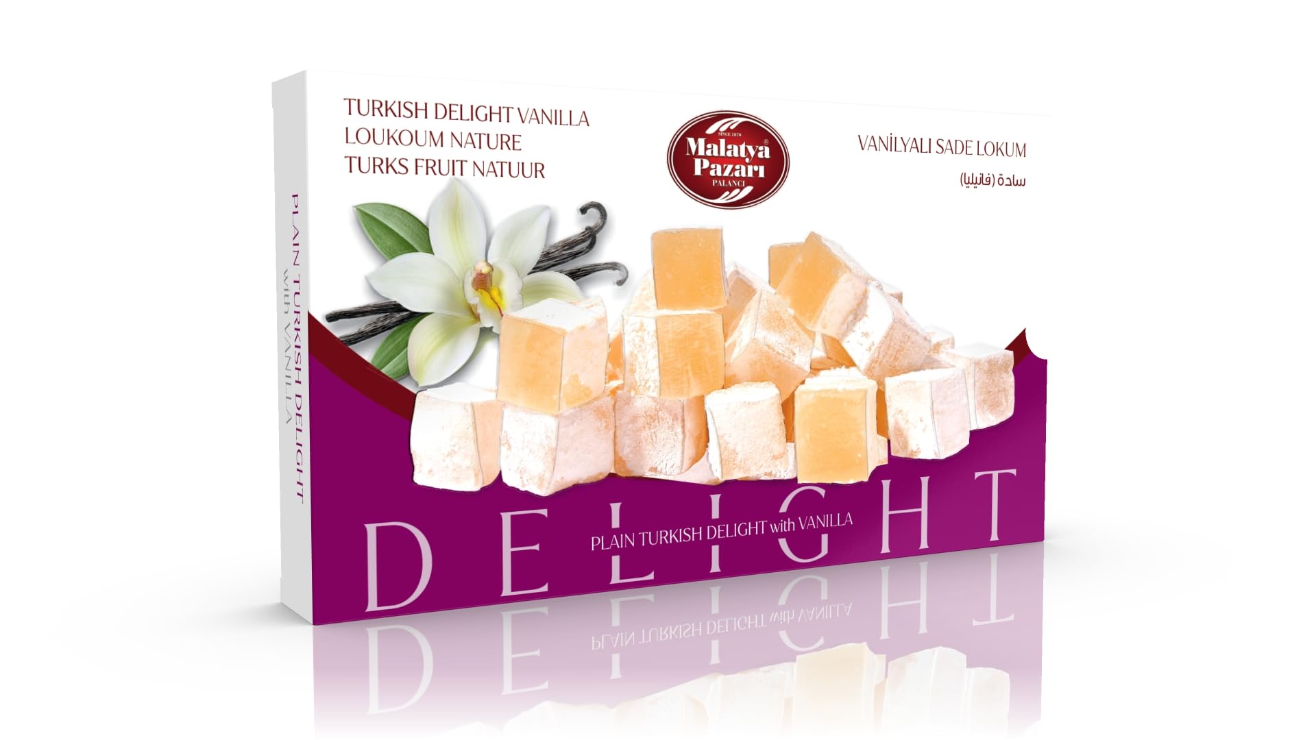 Amazon.com : Malatya Pazari Turkish Delight Candy with Vanilla