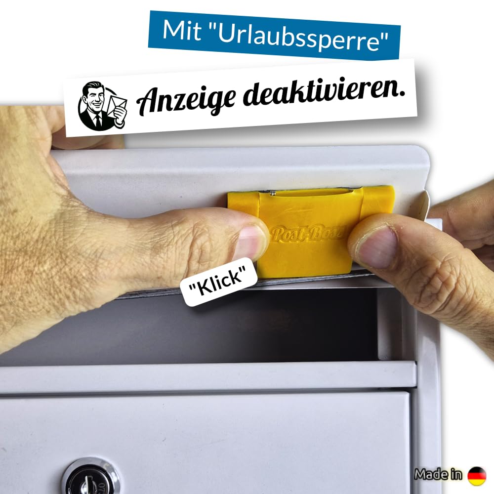 Tu detector de correo analógico. Nunca abras tu buzón gratis