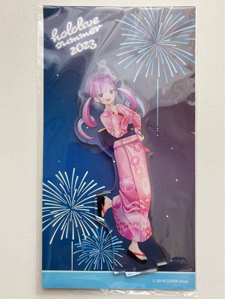 Amazon.co.jp: ホロライブサマー 湊あくあ 3Dアクリルスタンド 浴衣