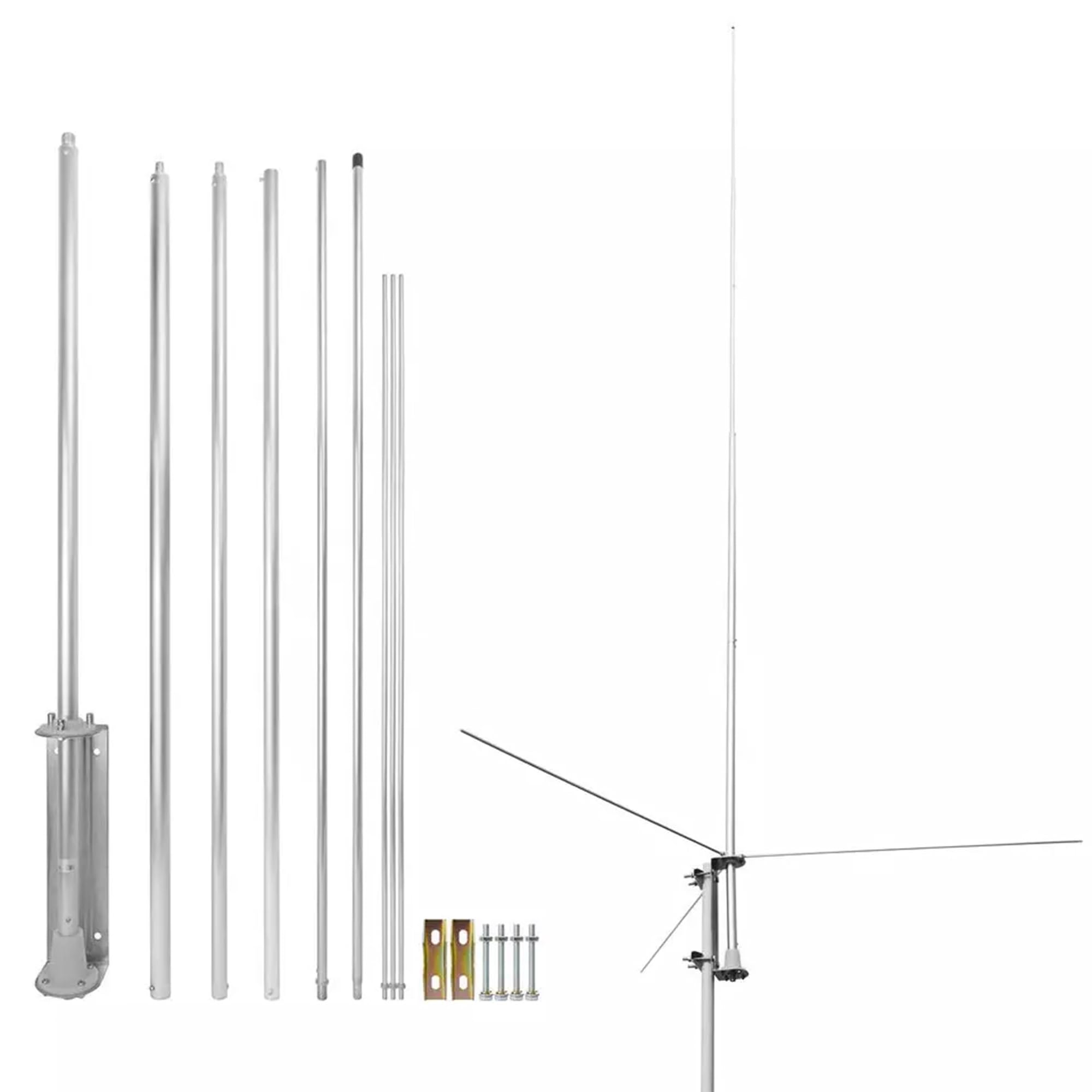 Antenne de Base PNI DBA27, 26-28 MHz, 620 cm, connecteur SO-239, 5 éléments, pour bâtiments