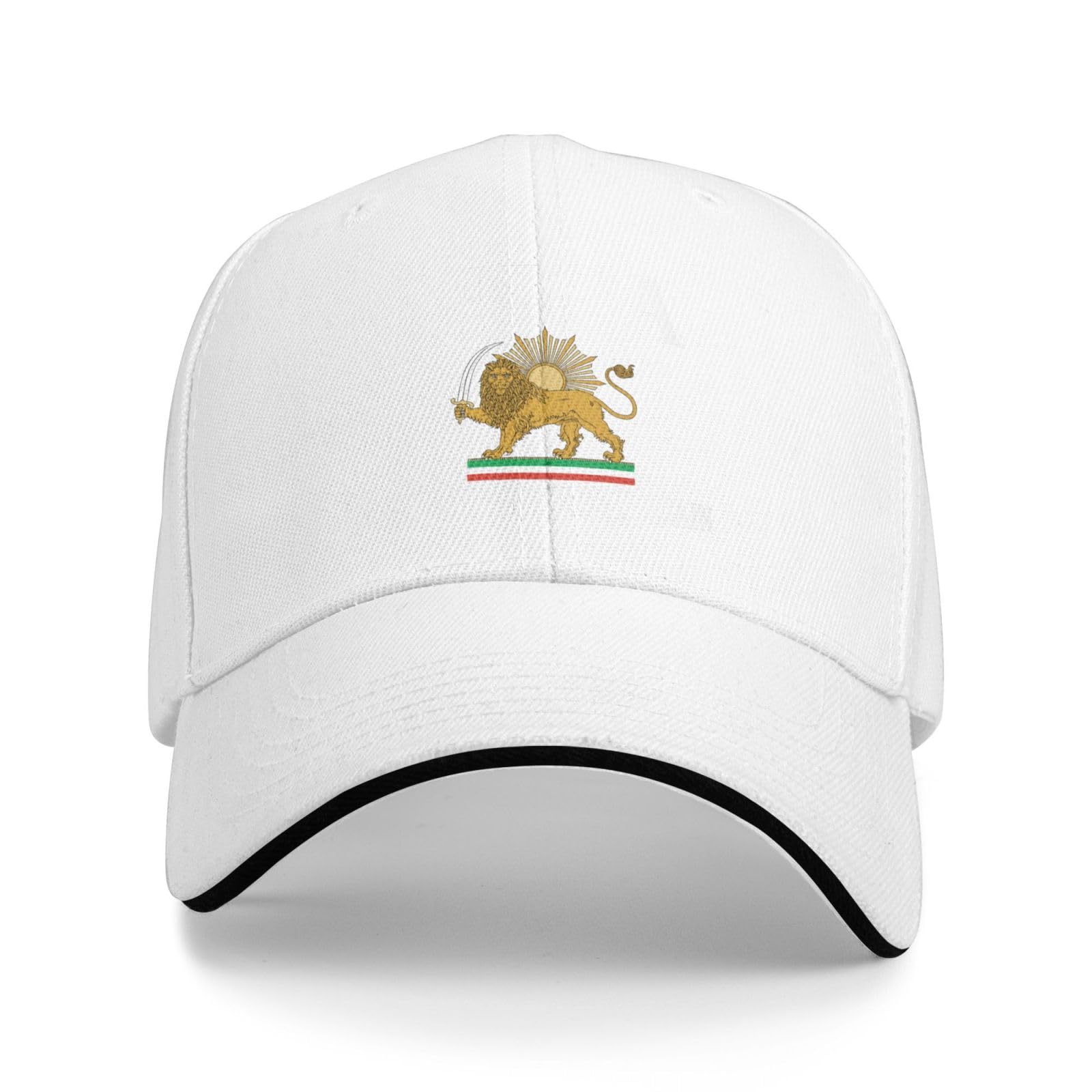 KWQDOZF Make Iran Great Again Hat Miga Trucker Cap for Men Women White