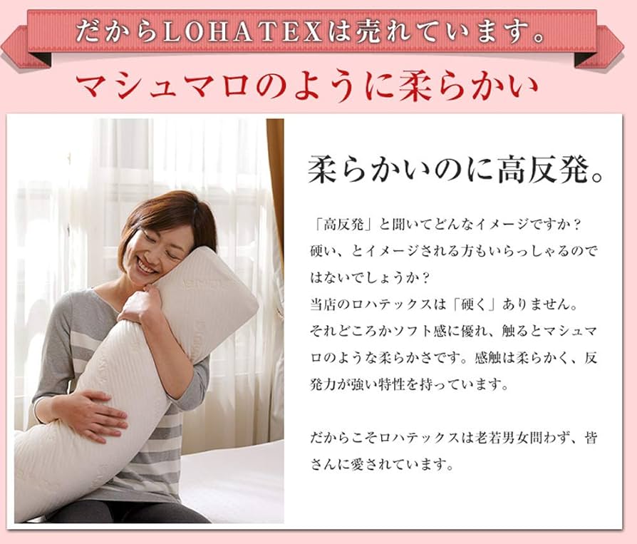 Amazon｜LOHATEX ラテックス 高反発 マットレス カバー付き 5cm