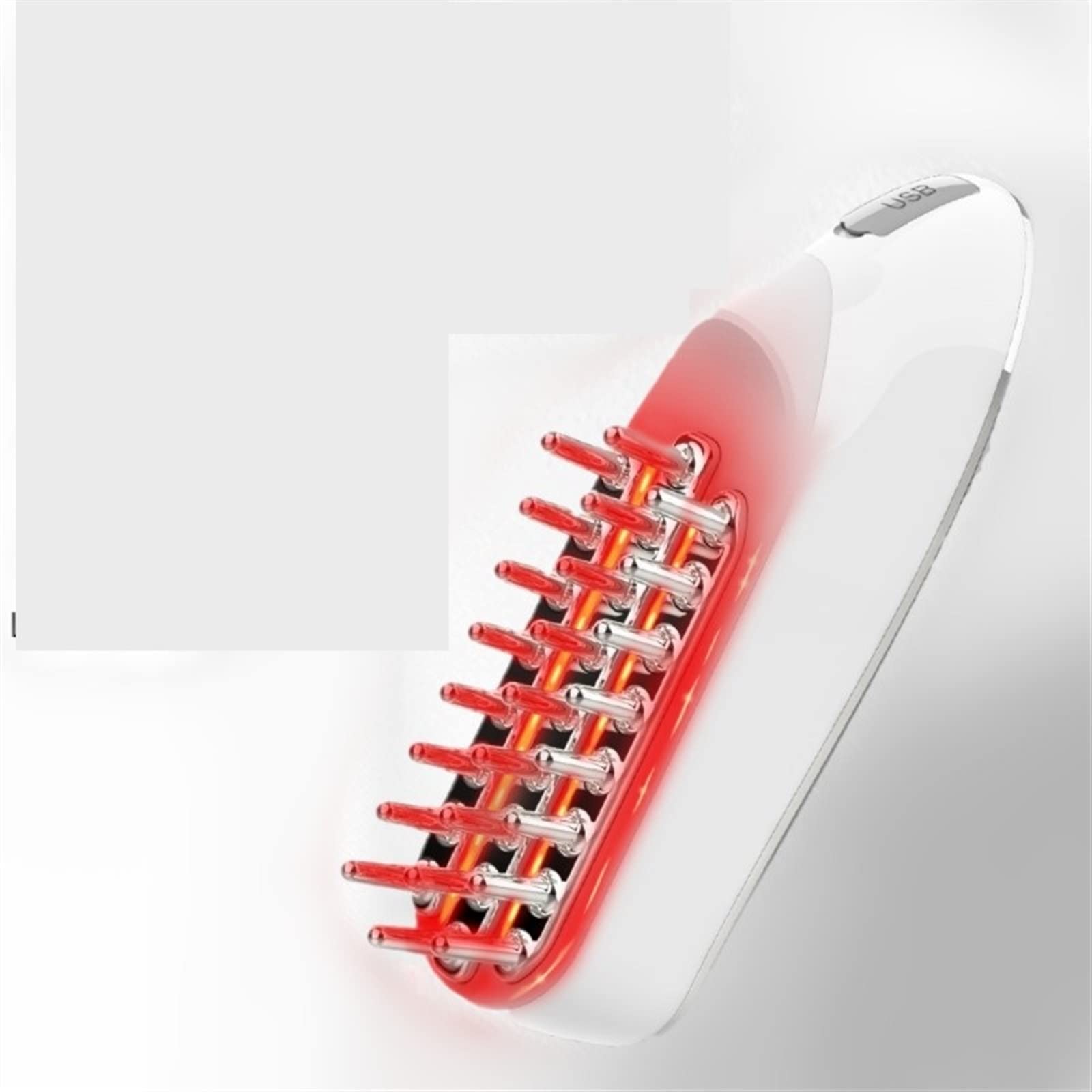 DieffematicSZ Grzebień Massage Instrument Micro Current Hair Care Comb Hair Care Comb Red Light Scalp Massage Electric Comb