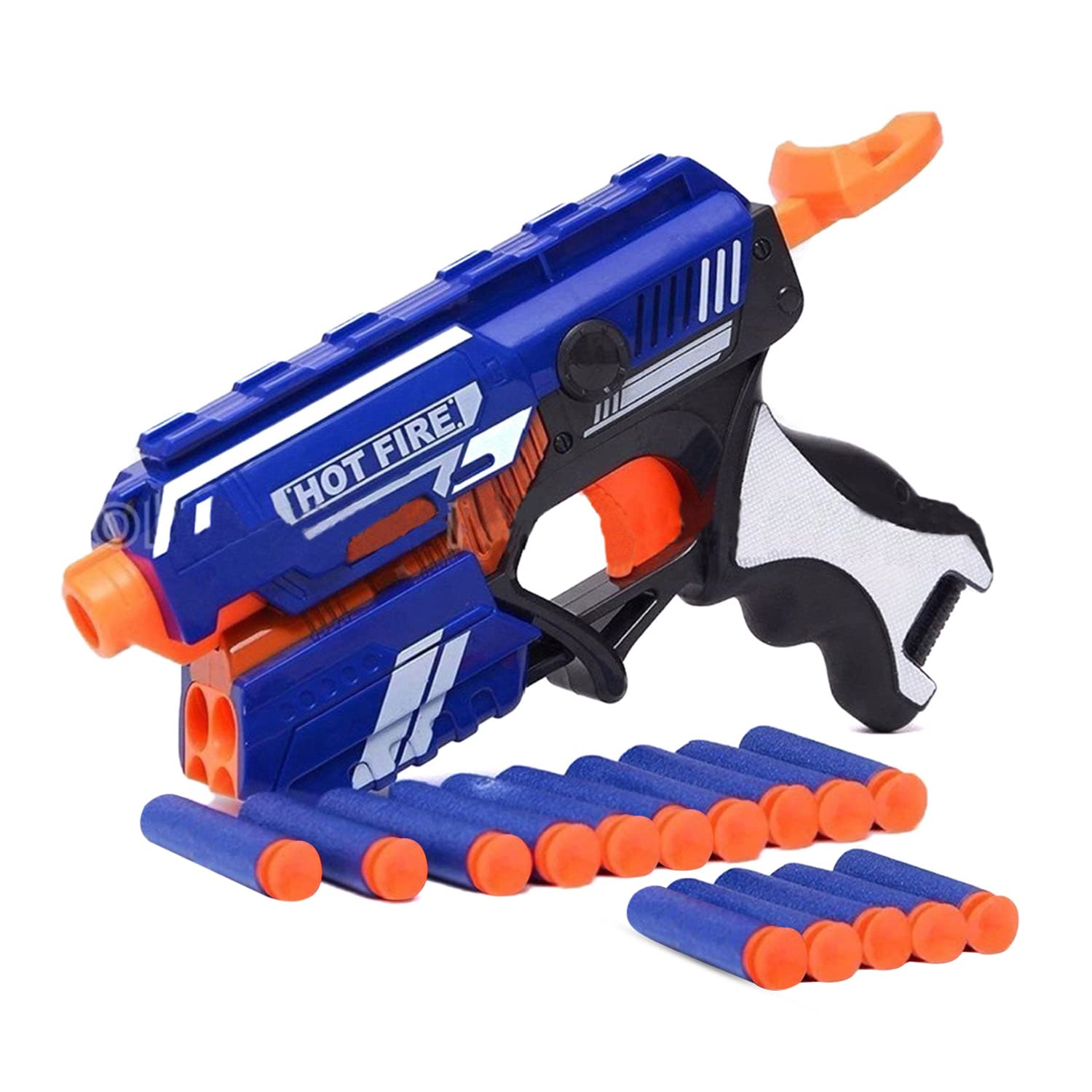 NHR Foam Blaster Gun Toy, Safe and Long Range Shooting Gun, (15 Suction Dart Bullets)-Blue (B0BYDYJYHV) Amazon Price History, Amazon Price Tracker