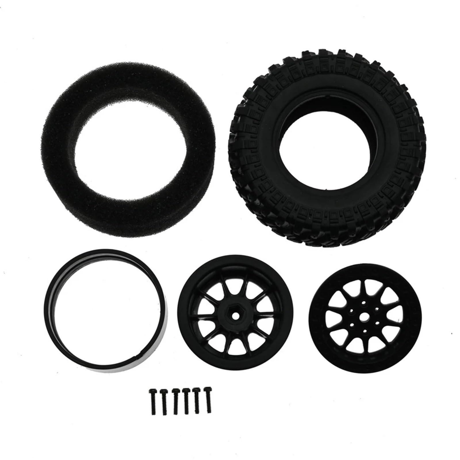 para WPL para MN B1 B16 B36 B14 B24 C14 C24 C34 D90 para MN99S MN45 1/16 Llantas Aleación Aluminio Neumático Resistente Al Desgaste RC Modificado Neumático