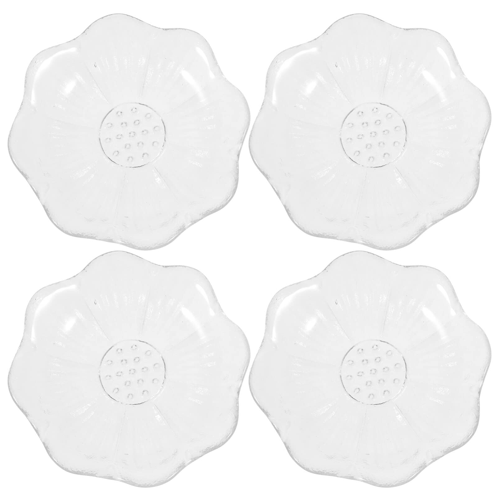 4 Stück Teebeutelhalter In Teekannenform Aus Porzellan – Untersetzer, Gewürzschale & Snackteller, Blau