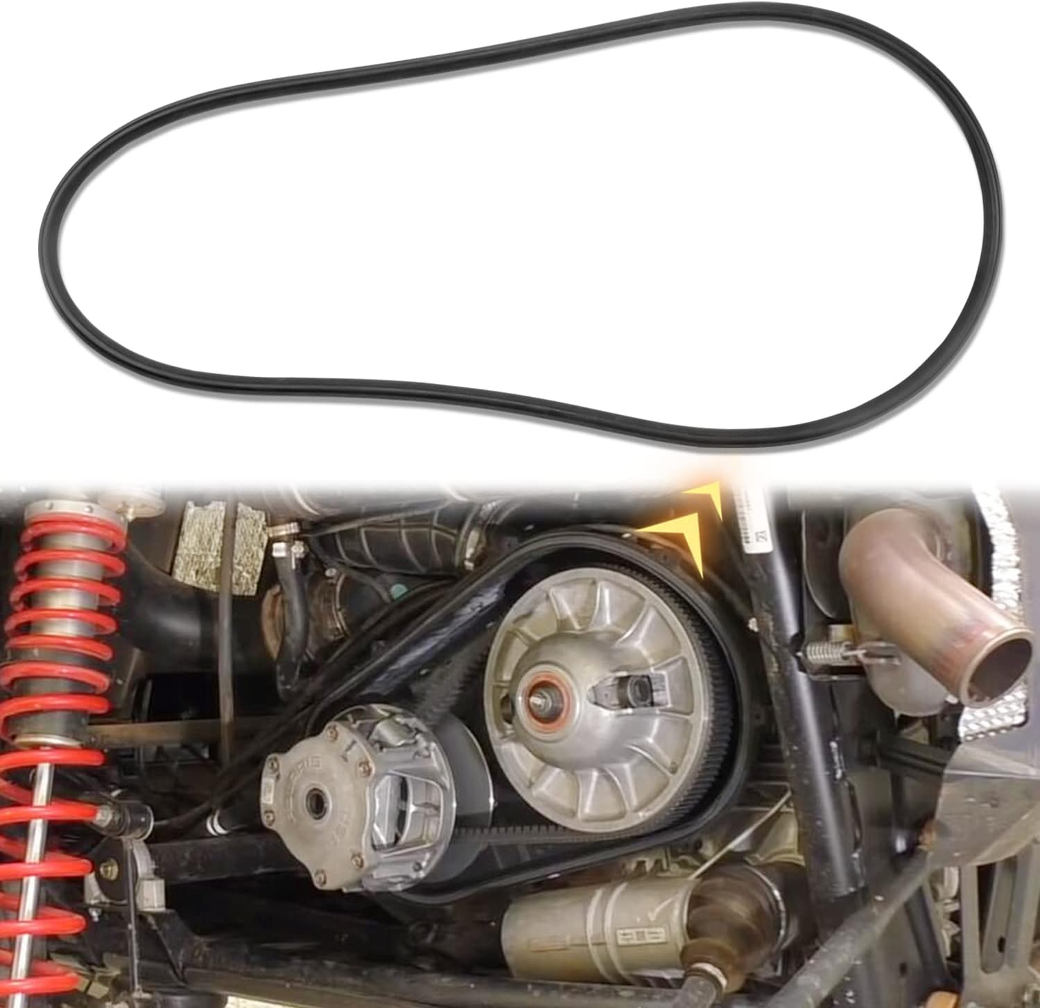 Belt Box Seal Drive Clutch Gasket Cover Compatible with