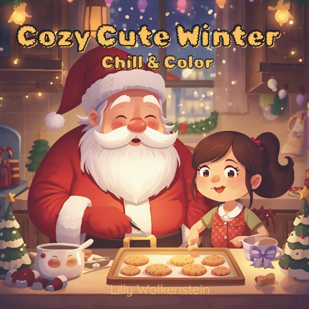 Cozy Cute Winter Chill & Color: Coloring Book