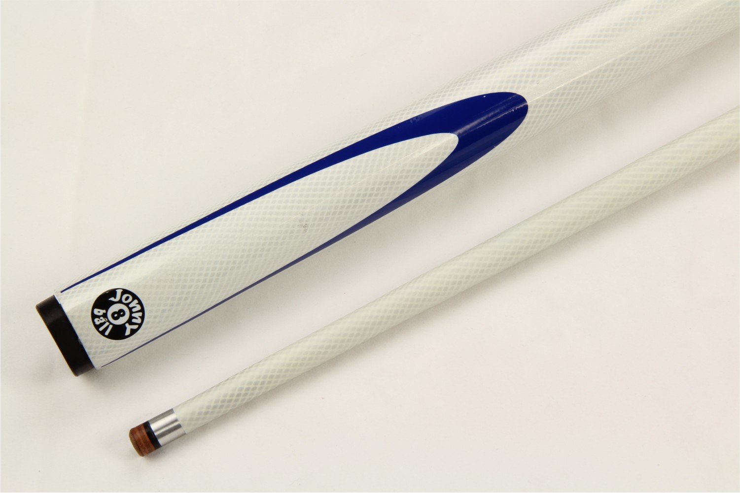 57 "Enfer Blanc 2 Section Graphite Snooker Billard – 9mm Pointe