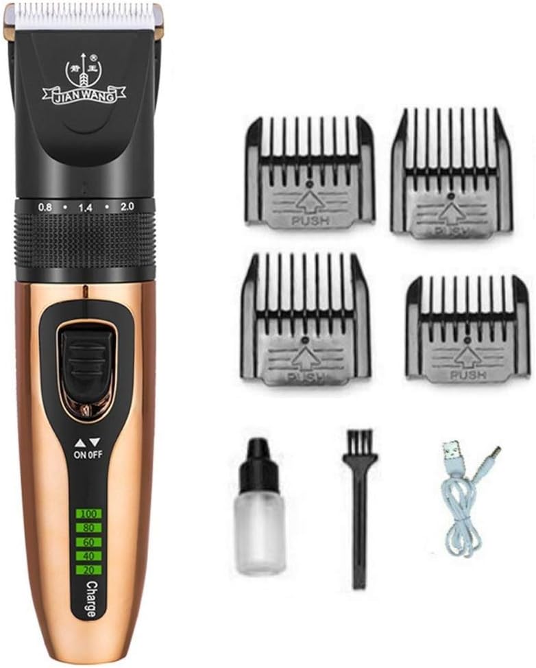 Household Electric Hair Trimmer LCD Display Mute Hair Cutting Machine for Men Kids Baby,Hair Clipper-2020