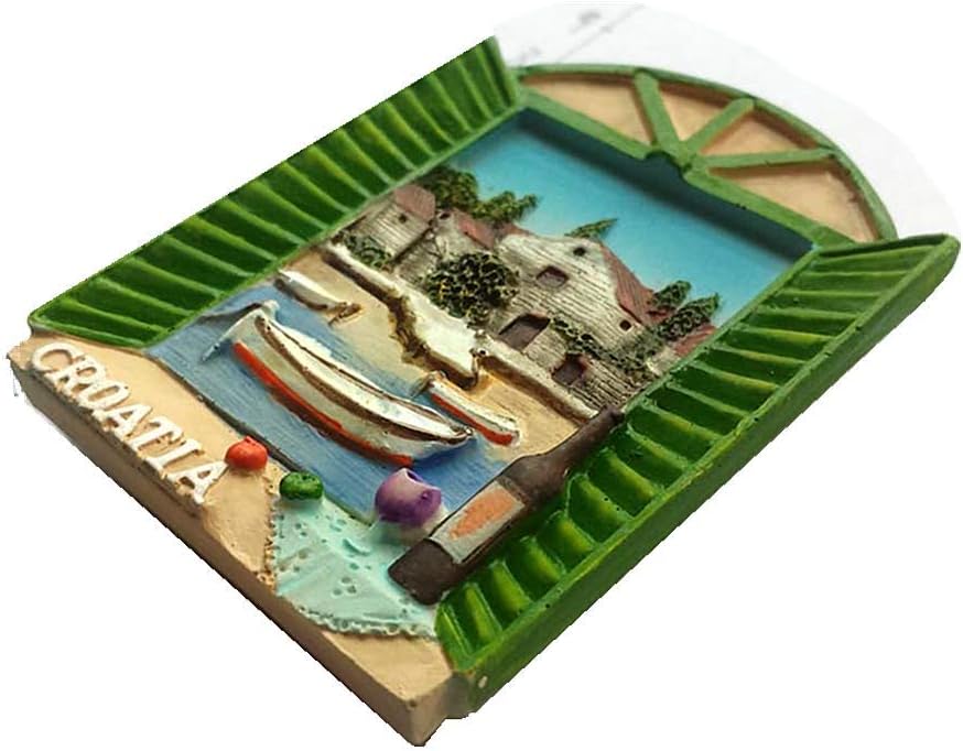Croatia 3D Fridge Magnet Travel Souvenir Gift,Home & Kitchen Decoration Magnetic Sticker Croatia Refrigerator Magnet Collection image 3