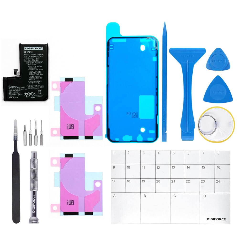 Amazon.co.jp: DIGIFORCE for iPhone 13 Pro バッテリー 互換 交換 大
