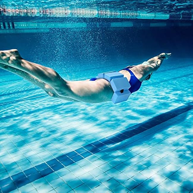 Water Dumbbells Set, Water Aerobics Exercise Foam Dumbbells Weight Pool Resistance Water Fitness Equipment for Weight Loss