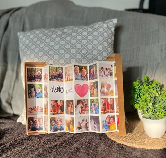 Handzoned Photo shutter box | Photo shutter box Customized birthday gifts,Photo Album,Surprise Gift Photo Album Box for Birthday,Anniversary