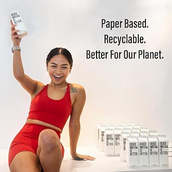 Boxed Water 16.9 oz. (24 Pack) A Sustainable Alternative Better Than Premium Plastic Bottles Purified Drinking Water in Plant-Based Cartons BPA-Free, Refillable & Recyclable Cartons