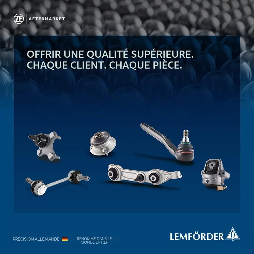 LEMFÖRDER 42358 01 Bras de Suspension pour BMW X1 (F48) 2014-2022 Droite, Essieu Avant et autres véhicules | Compatible avec: BMW 1, 2 Active Tourer, 2 Gran Tourer, X1, X2, MINI CLUBMAN, COUNTRYMAN