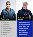 BLUE TYGA Men Nylon Blend Sunscreen Standard Length Jacket 2.0 - Advanced Protection From Sun & Pollution - Upf 50+ Protection, Navy Blue,X-Large gallery image