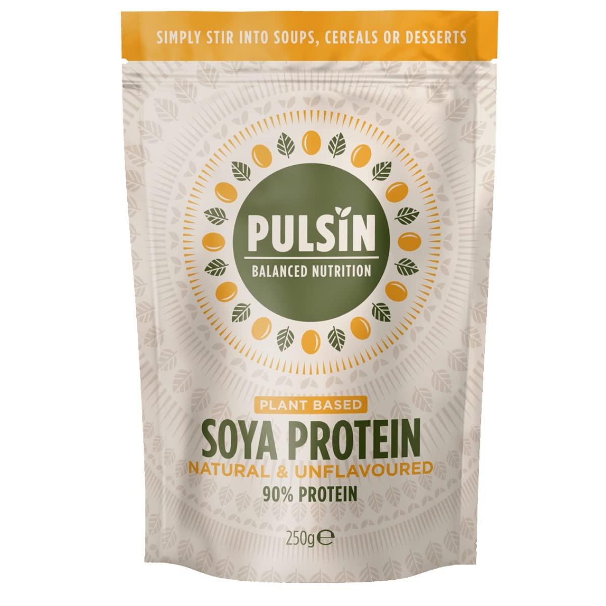 Isolat de protéine de soja Pulsin : formule 90% de protéines pures