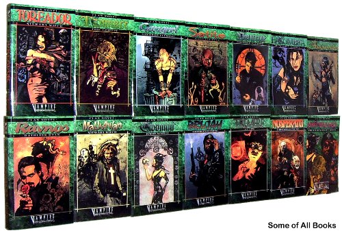 Clan Novel Vampire the Masquerade - Toreador - Tzimisce - Gangrel - Setite - Ventrue -Lasombra - Assamite - Ravnos - Malkavjan - Giovanni -Brujah - Tremere - Nosferatu - 13 volumes (Clan Novel Vampire the Masquerade, Volumes 1-13)
