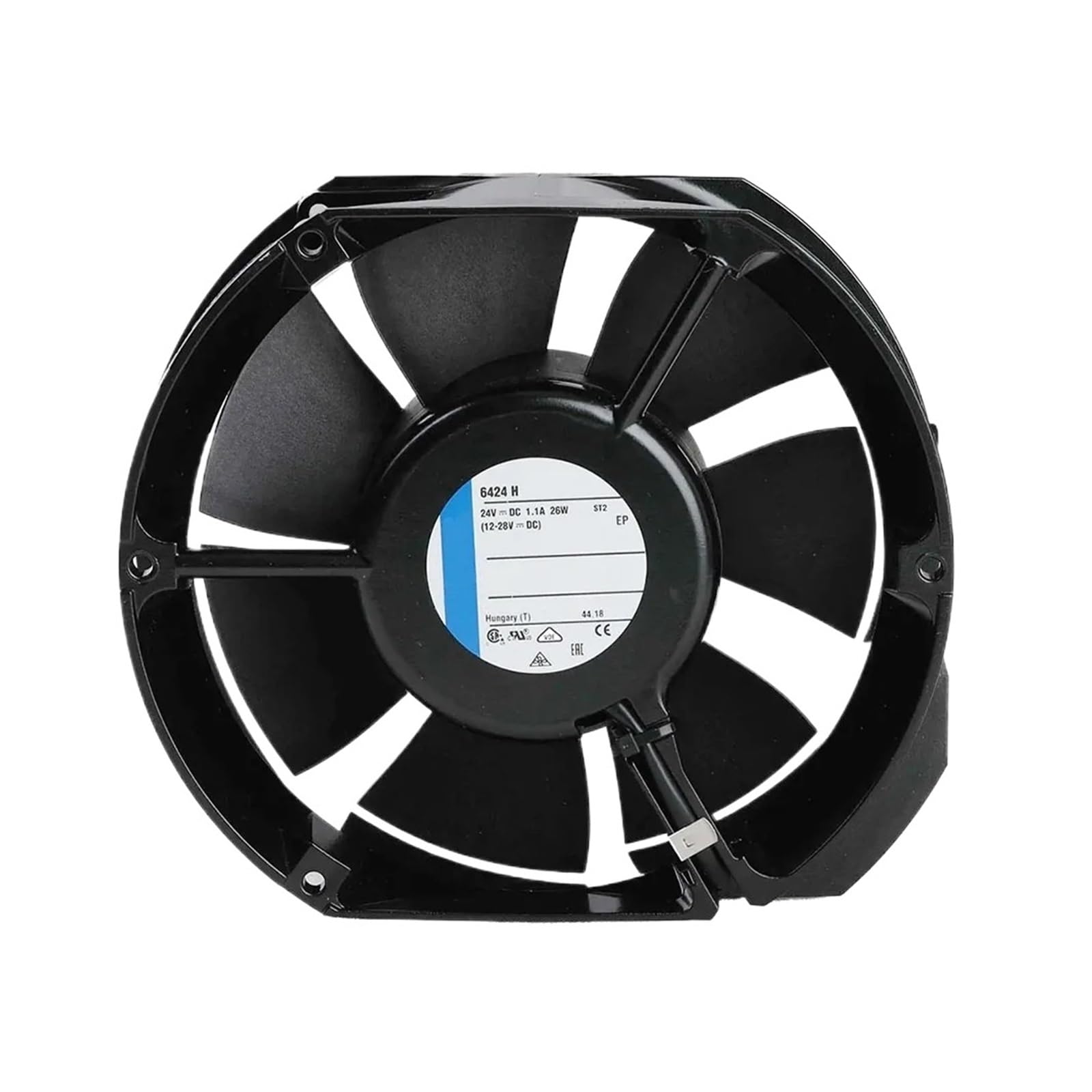 BRODEFUP Radiator 6424H 172x150x51mm 24VDC 26W 1.1A Axial fan