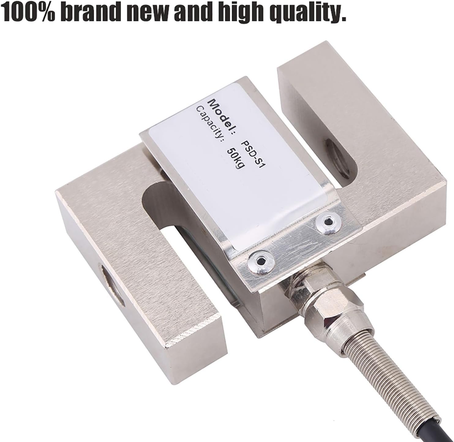 S TYPE High Precision Load Cell Scale Sensor Weighting Sensor With Cable Oil Proof Anti for Mixing Station (50kg)