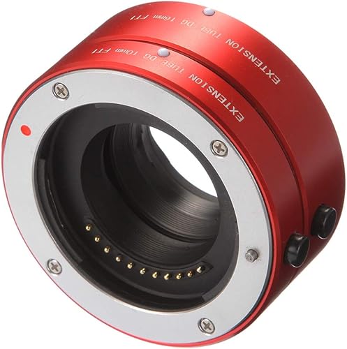 Miniatura 2 de FOTGA - Tubo de extensión macro de metal, 0.394in + 0.630in, para cámaras Micro Four Thirds MFT M43 Mount GH123 GH4 GH5 GH5s E-PM1 E-PM2 E-PL123