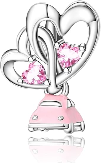Stopper Bead Clip Spacer Bead Charm - Pandora Bracelet 925 Sterling Silver Cubic Zirconia Clip Lock Stopper Bead Charm Gift Fit Valentine Gift for Wife/Girlfriend Women