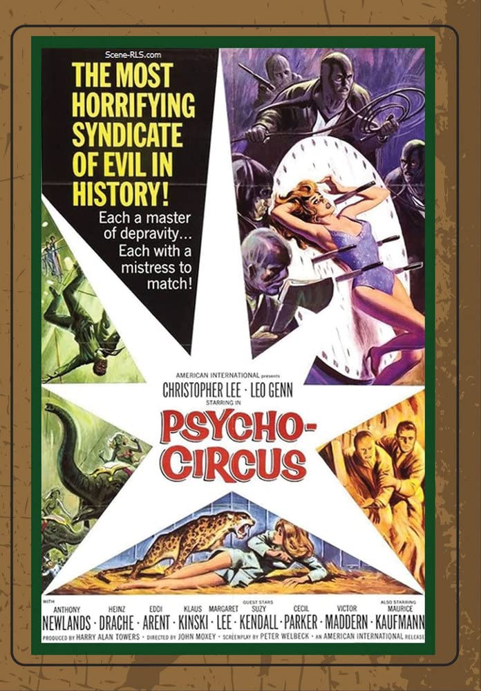 Psycho-Circus (Circus of Fear) en DVD: edición importada de USA para coleccionistas de terror