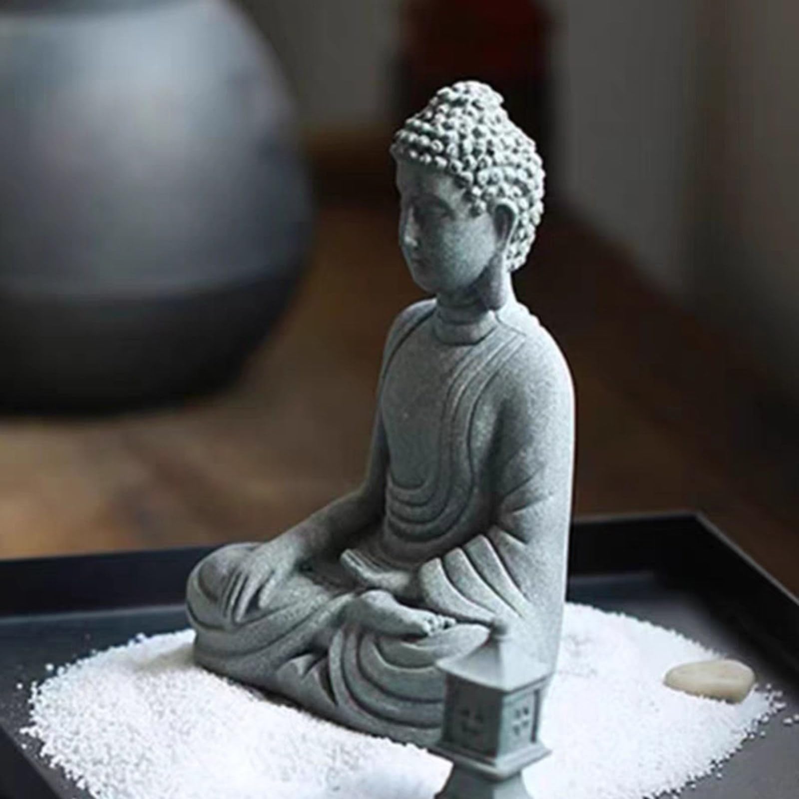 Stampi a forma di figura Stampo artigianale Forniture per sapone a mano in silicone a forma di Buddha per fare a mano Buddha