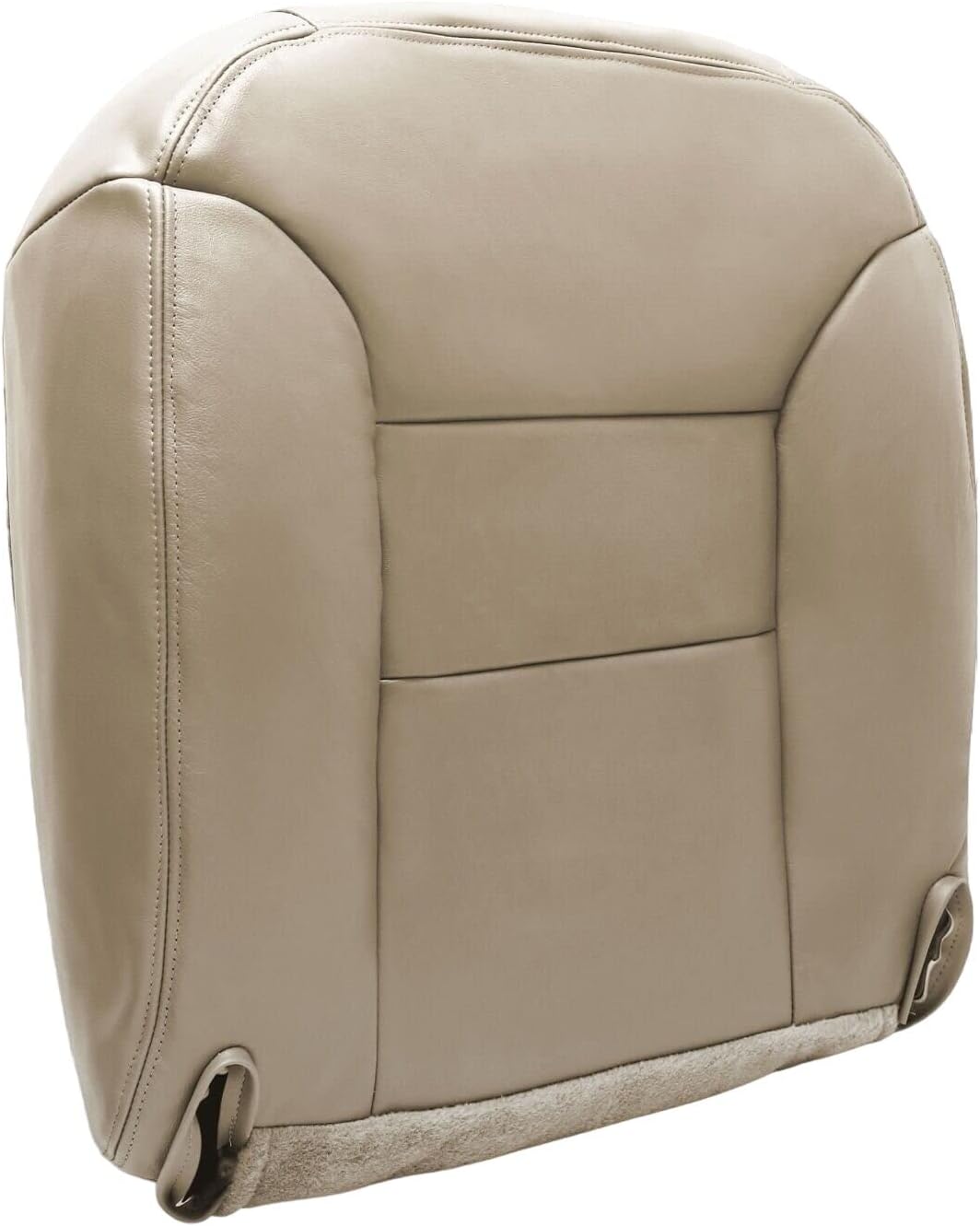 95-99 for Chevy Tahoe Suburban Driver Side Leather Bottom Seat Cover Med Neutral Tan