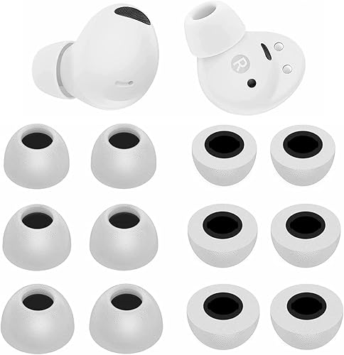 Miniatura 2 de Auriculares de espuma compatibles con Galaxy Buds 2 Pro, SML 3 tamaños, 6 pares de almohadillas de espuma viscoelástica suave, puntas de repuesto