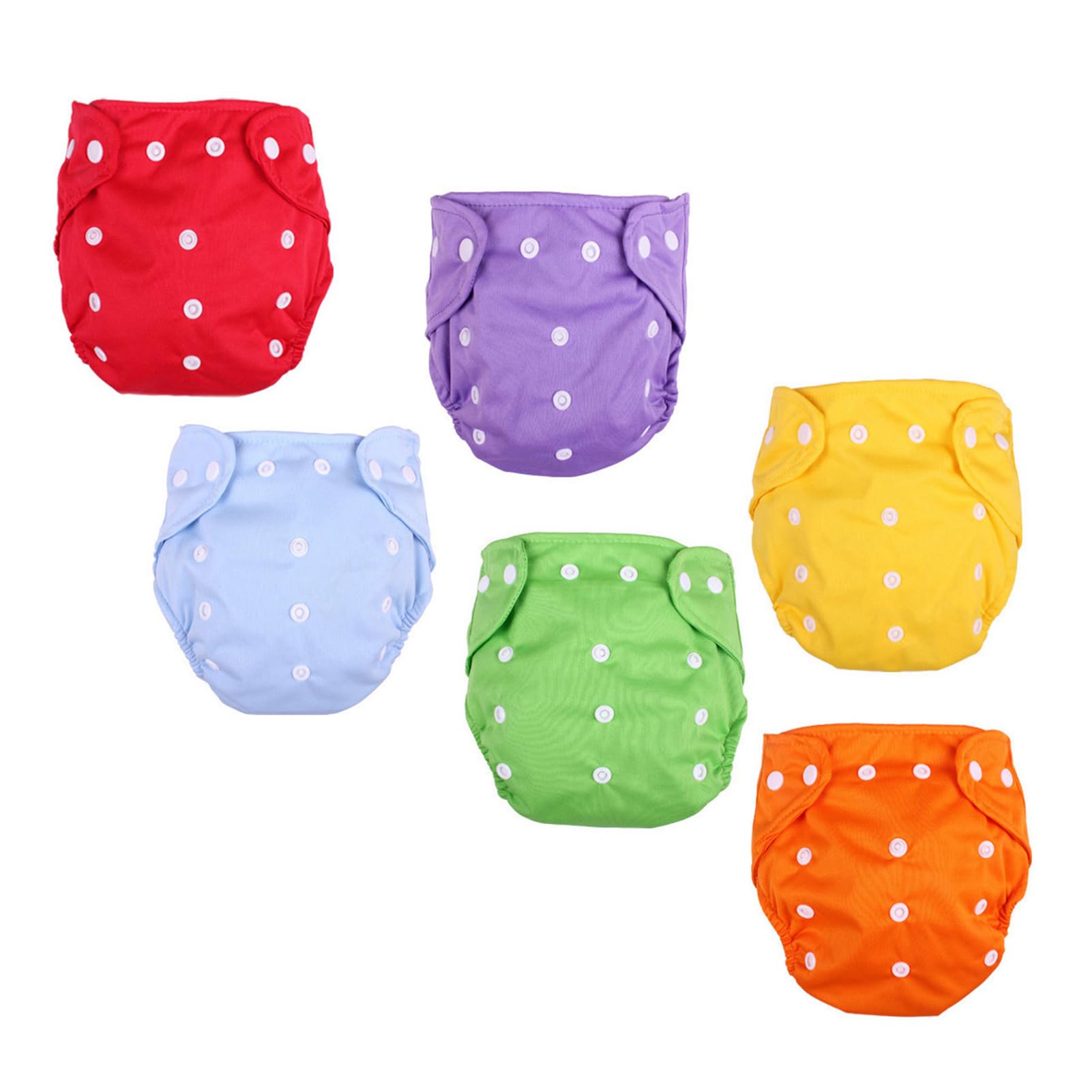 Pañales de tela para bebés con suave tejido infantil y película impermeable TPU