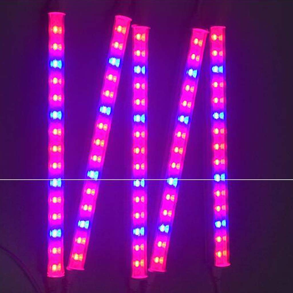 Plant Grow Light, Plant Growing Lamp, Grow Light Bar para Plantas de Interior, 5 * 6W, Stick To Anywhere, Grow Lamp USB Plug-in Powered Led Plant Light