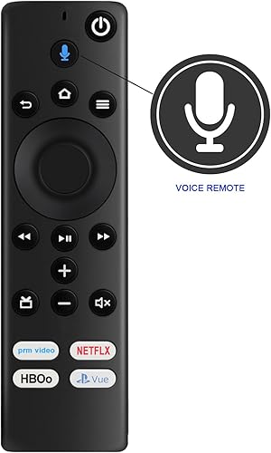 Miniatura 2 de PERFASCIN Control remoto de voz de repuesto NS-RCFNA-19 apto para Insignia TV NS-24DF311SE21 NS-32DF310NA19 NS-39DF510NA19 NS-43DF710NA19