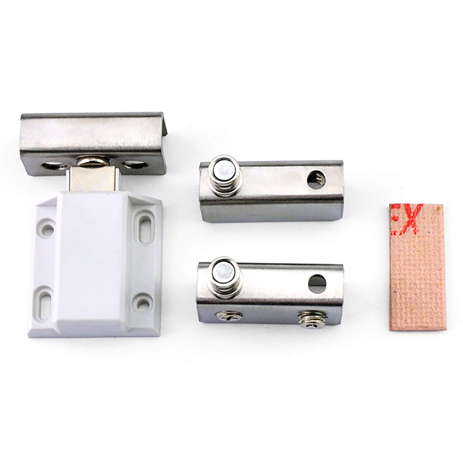 Cerniere per porte in vetro, chiusure per porte in vetro, set di morsetti per cerniere per armadi per porte singole da 5-8 mm